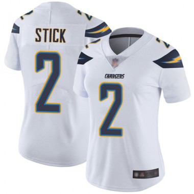 Los Angeles Chargers NFL Football Easton Stick White Jersey Women Limited  #2 Road Vapor Untouchable->youth nfl jersey->Youth Jersey
